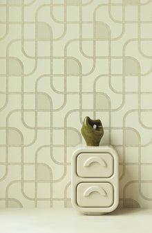 363262 Linear Weave Taupe Wallpaper by Eijffinger