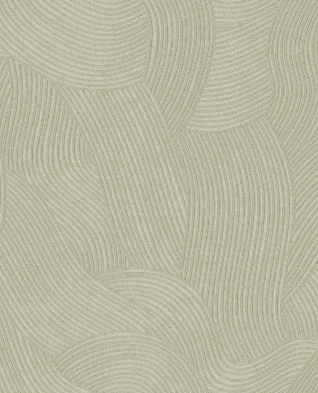 363270 Organic Wave Green Wallpaper by Eijffinger