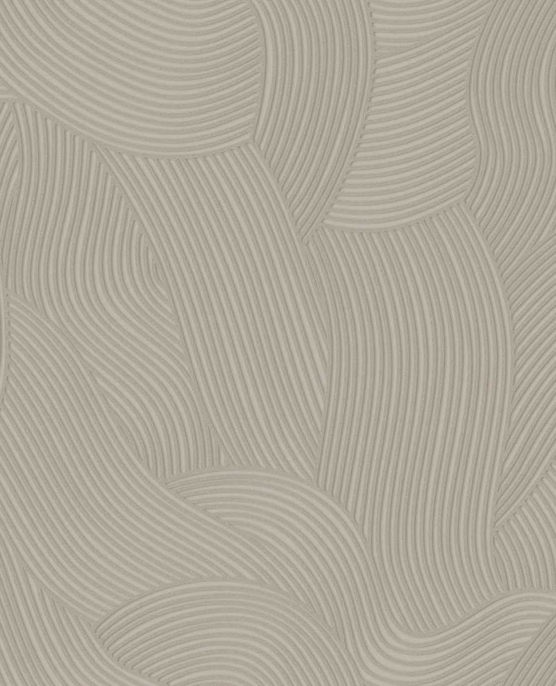 363272 Organic Wave Taupe Wallpaper by Eijffinger