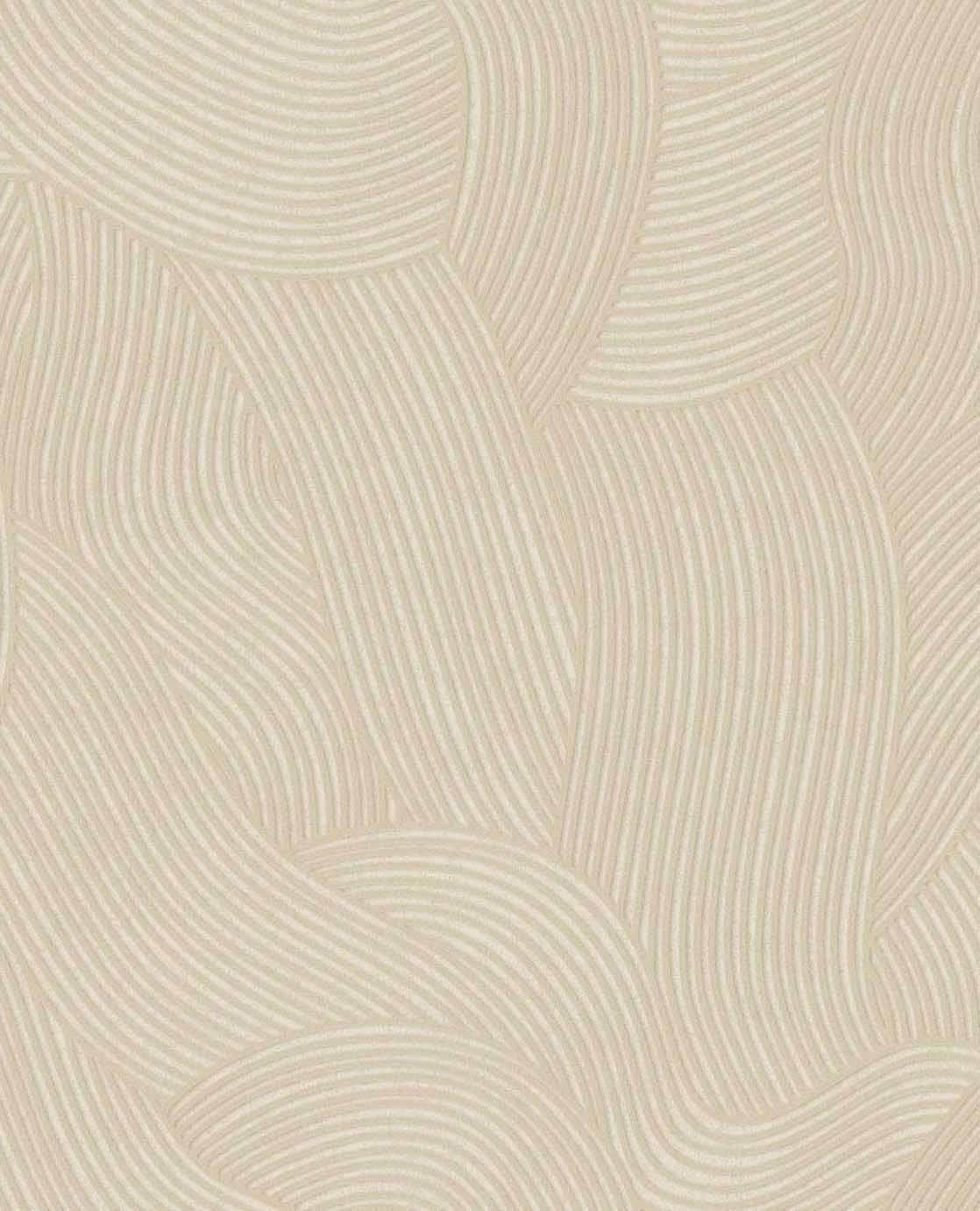 363273 Organic Wave Terracotta Wallpaper by Eijffinger