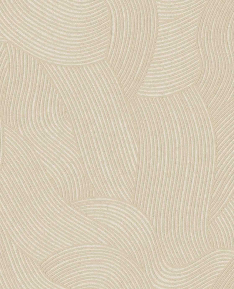 363273 Organic Wave Terracotta Wallpaper by Eijffinger