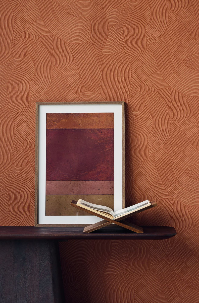 363275 Organic Wave Sand Wallpaper by Eijffinger