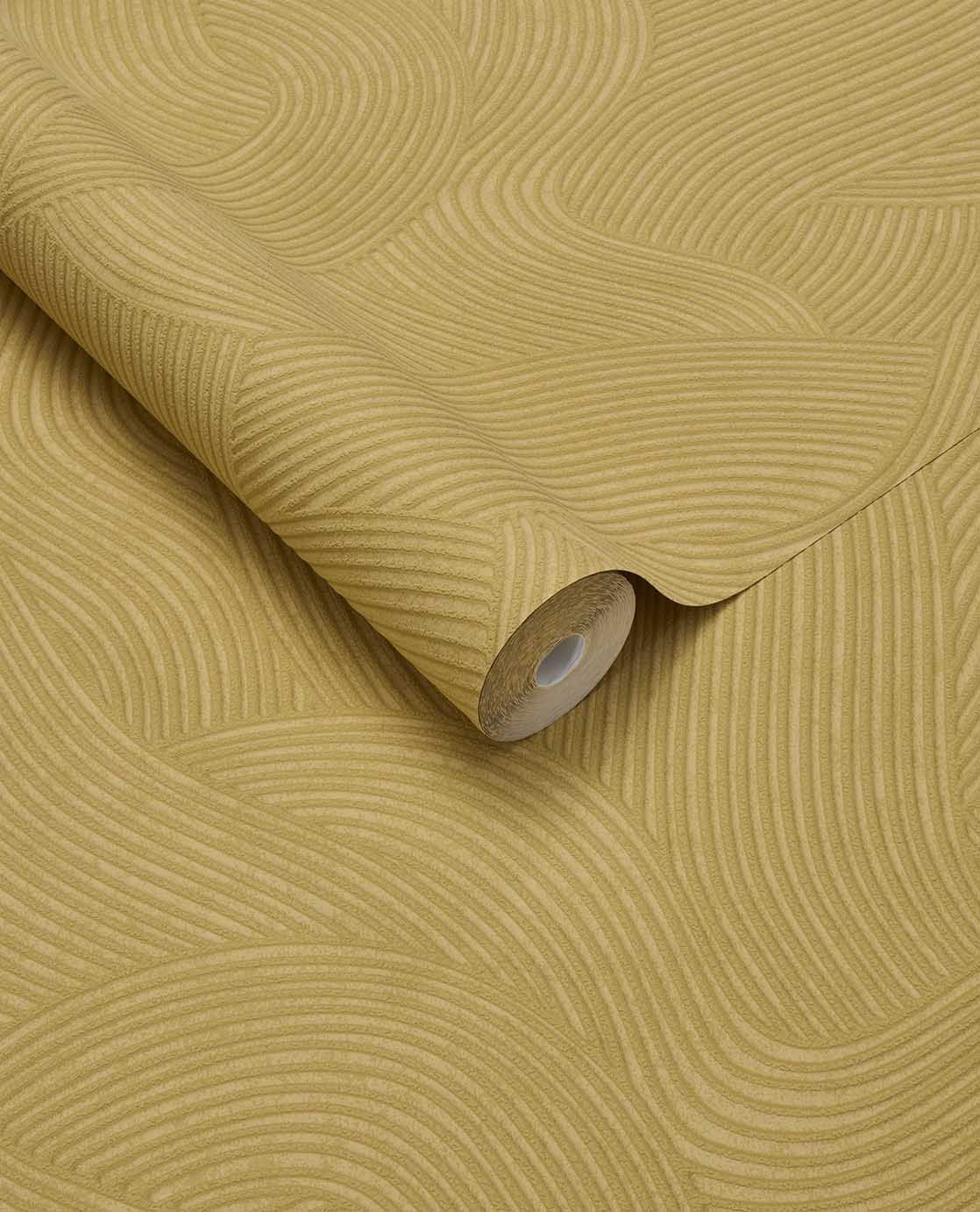 363276 Organic Wave Cream Wallpaper by Eijffinger