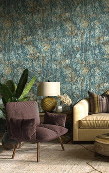 36362 Verdant Teal Wallpaper by Holden Decor