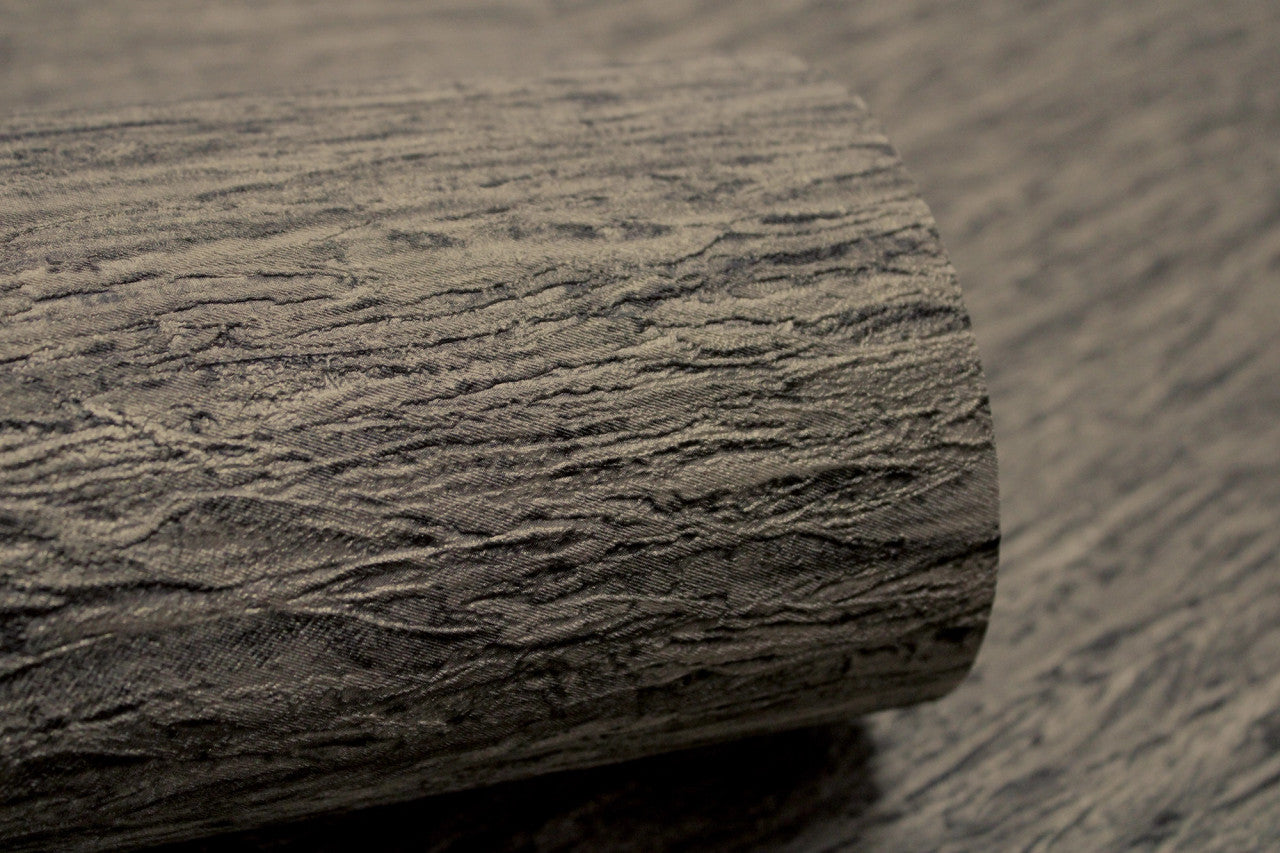 36394 Ondulato Texture Charcoal Opus Wallpaper by Holden Decor