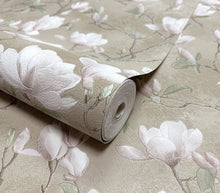 36400 Petalina Beige / Pink Opus Wallpaper by Holden Decor