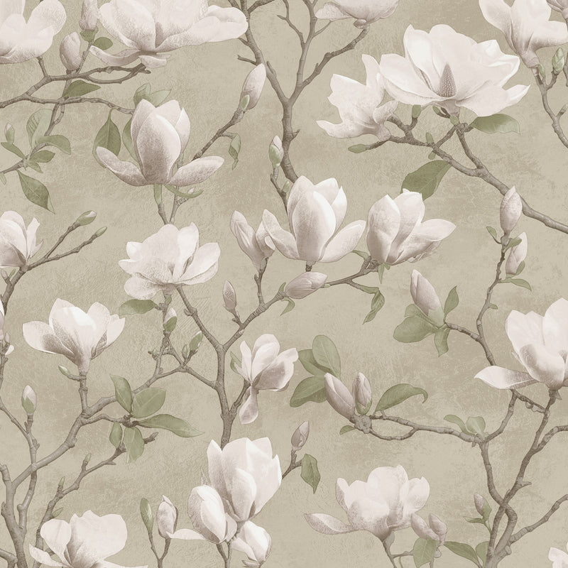36400 Petalina Beige / Pink Opus Wallpaper by Holden Decor