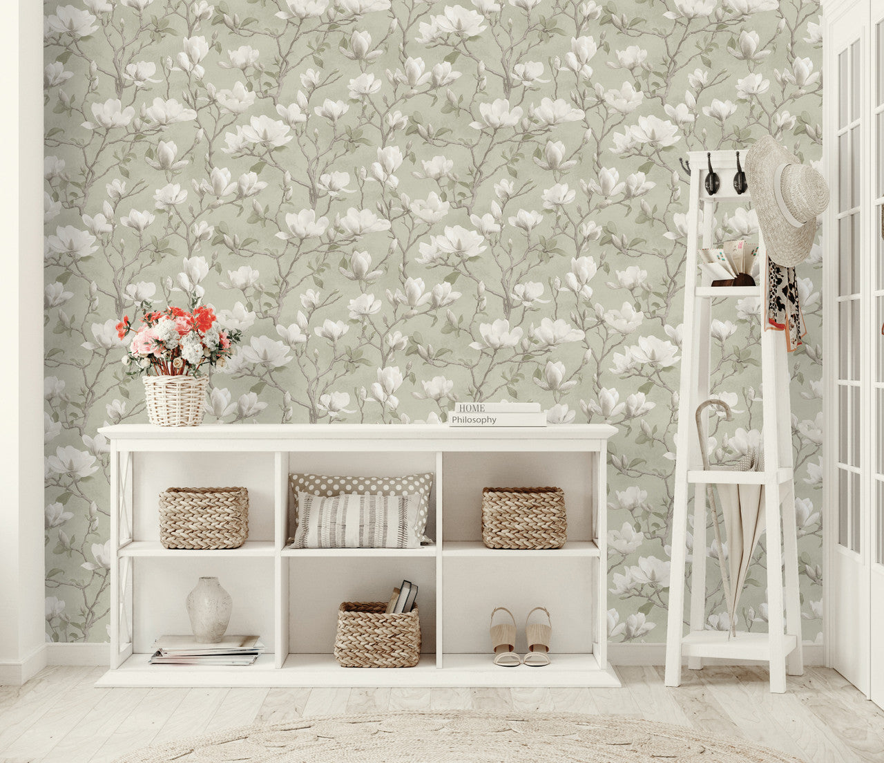 36401 Petalina Sage Opus Wallpaper by Holden Decor