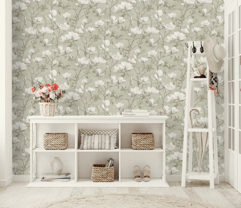 36401 Petalina Sage Opus Wallpaper by Holden Decor