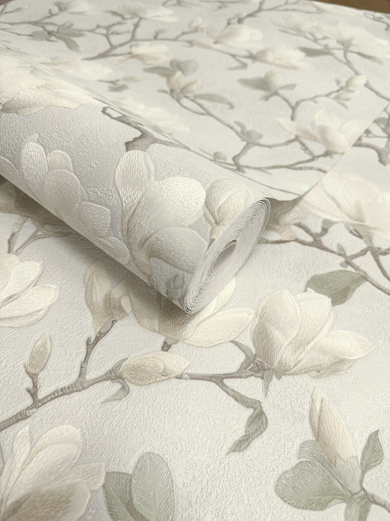 36402 Petalina Dove Opus Wallpaper by Holden Decor