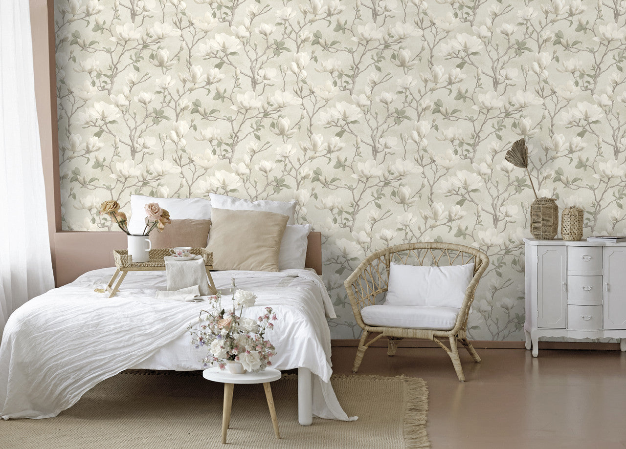 36402 Petalina Dove Opus Wallpaper by Holden Decor