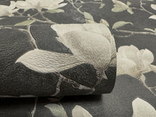 36403 Petalina Charcoal Opus Wallpaper by Holden Decor