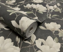 36403 Petalina Charcoal Opus Wallpaper by Holden Decor