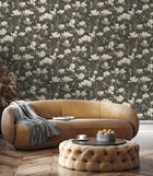 36403 Petalina Charcoal Opus Wallpaper by Holden Decor