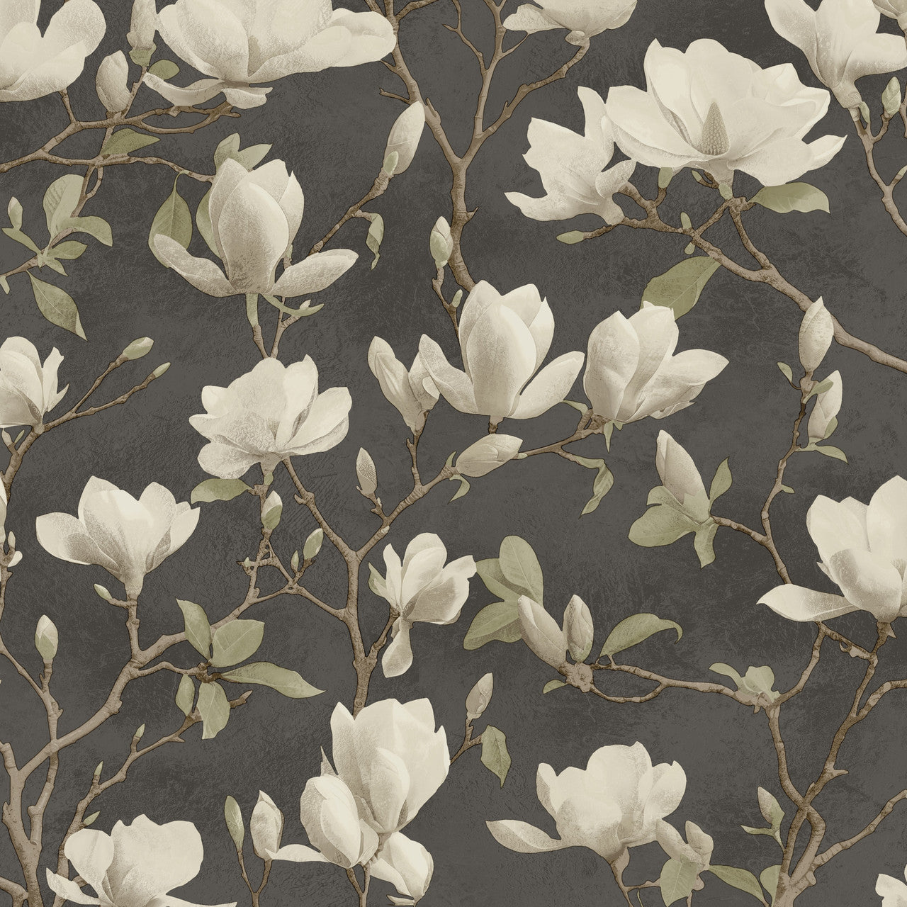 36403 Petalina Charcoal Opus Wallpaper by Holden Decor