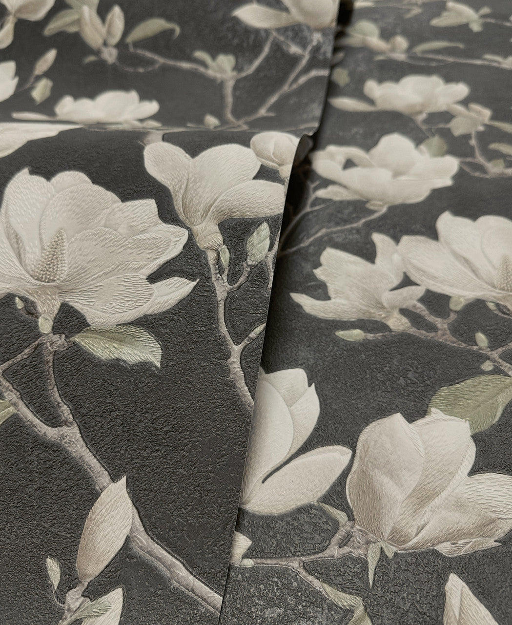 36403 Petalina Charcoal Opus Wallpaper by Holden Decor