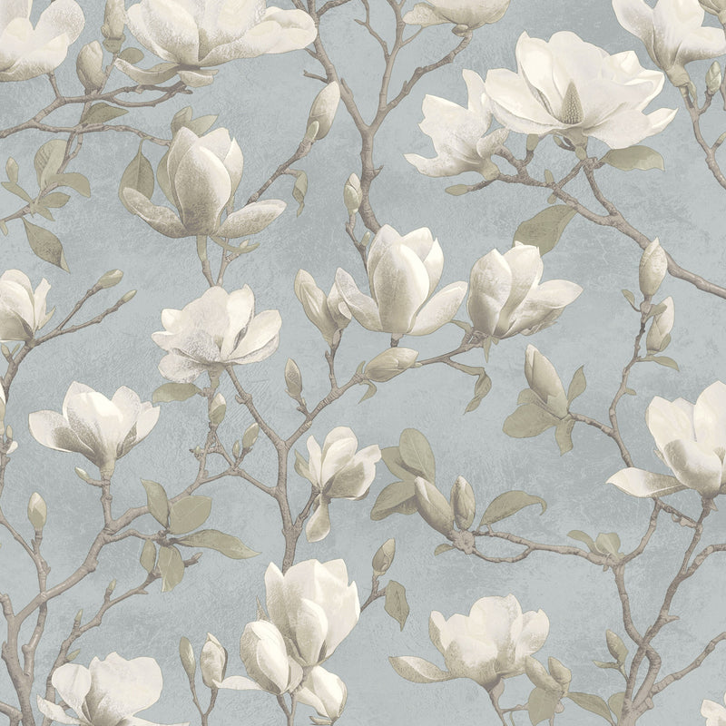 36404 Petalina Blue Opus Wallpaper by Holden Decor