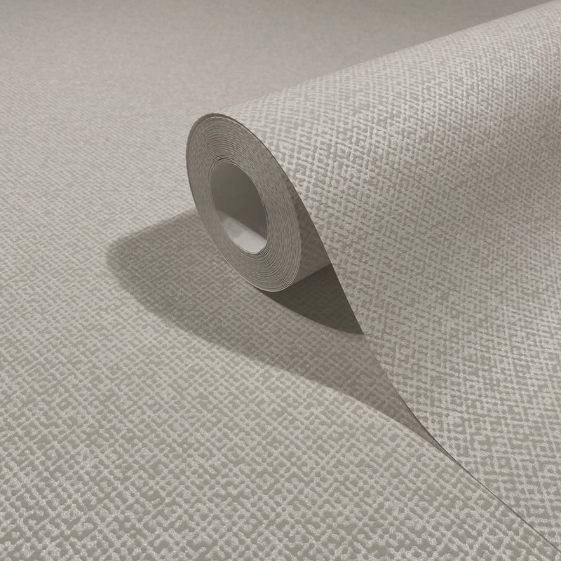 Criss Cross Texture Cream Craft Wallpaper by Galerie | 36604