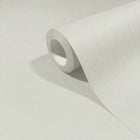 Silk Plain White Craft Wallpaper by Galerie | 36607