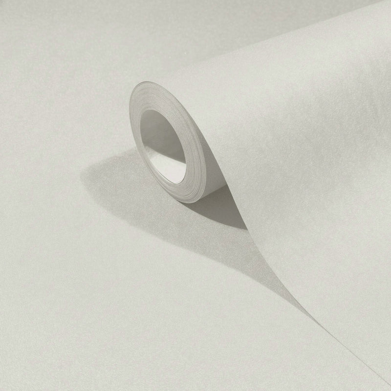 Silk Plain White Craft Wallpaper by Galerie | 36607