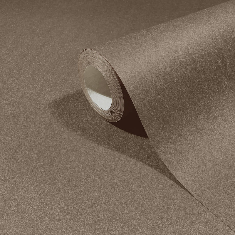 Silk Plain Bronze Brown Craft Wallpaper by Galerie | 36610