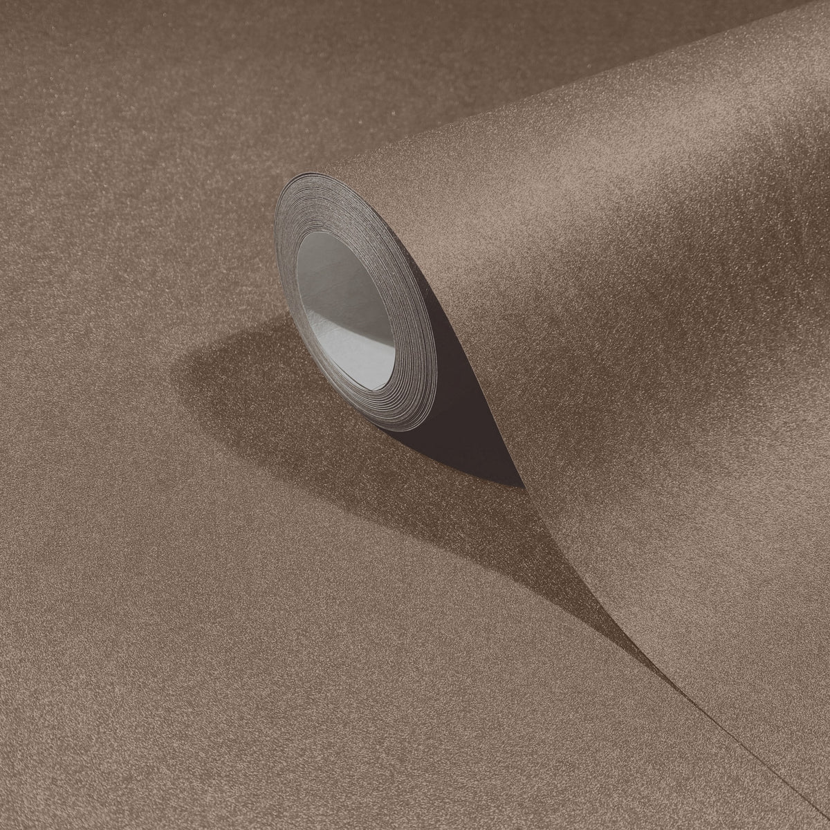 Silk Plain Bronze Brown Craft Wallpaper by Galerie | 36611