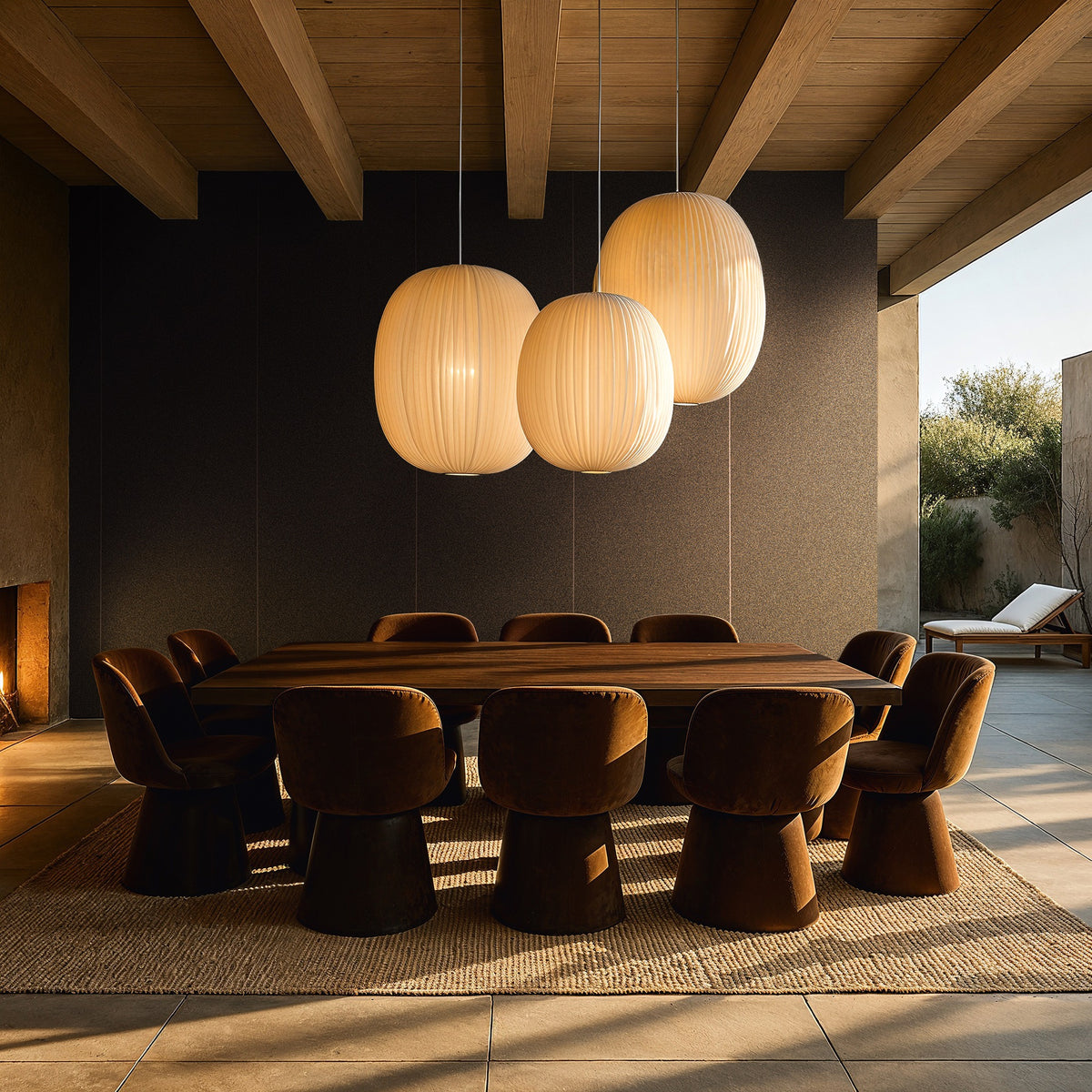 Cork Bronze Brown Craft Wallpaper by Galerie | 36617