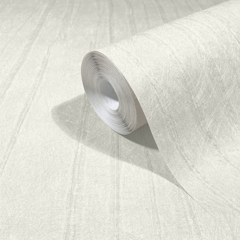 Folded Drape White Craft Wallpaper by Galerie | 36622