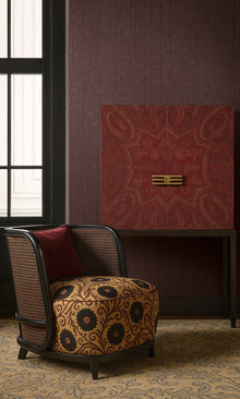 Folded Drape Red Craft Wallpaper by Galerie | 36624