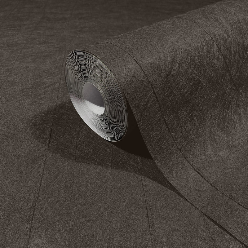 Folded Drape Bronze Brown Craft Wallpaper by Galerie | 36625