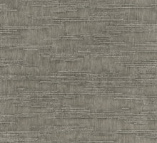 Woven Line Silver Grey Craft Wallpaper by Galerie | 36629