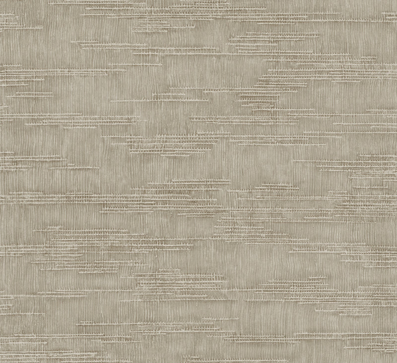 Woven Line Beige Craft Wallpaper by Galerie | 36630