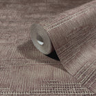 Woven Line Red Craft Wallpaper by Galerie | 36634
