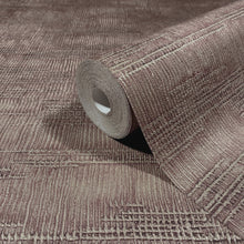 Woven Line Red Craft Wallpaper by Galerie | 36634