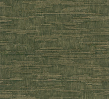 Woven Line Green Craft Wallpaper by Galerie | 36635