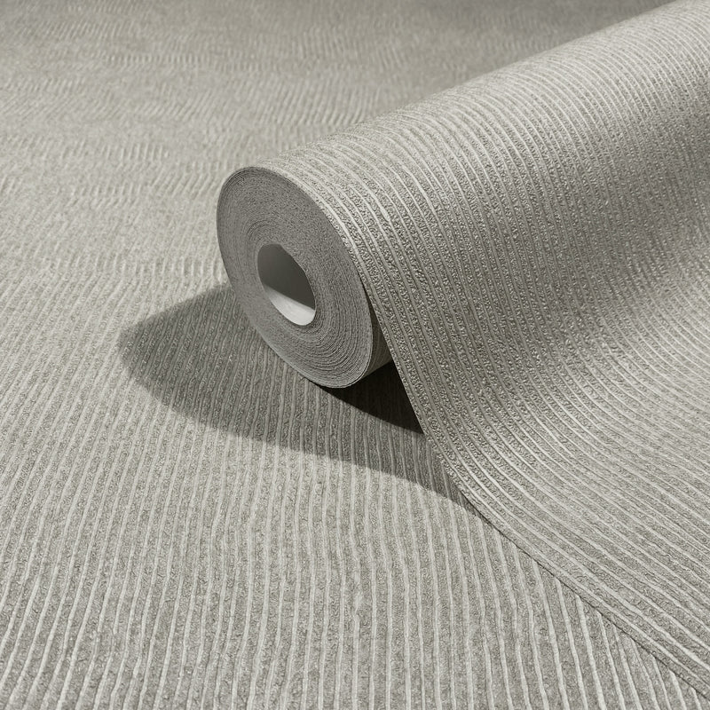 Vertical Line Beige Craft Wallpaper by Galerie | 36636