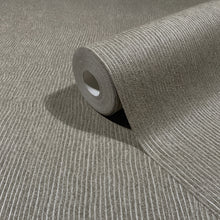 Vertical Line Silver Grey Craft Wallpaper by Galerie | 36637