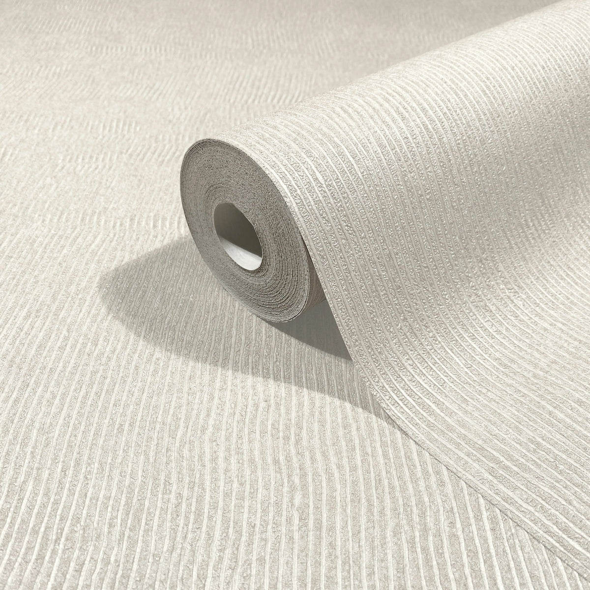 Vertical Line Beige Craft Wallpaper by Galerie | 36640