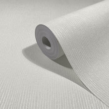 Vertical Line White Craft Wallpaper by Galerie | 36641