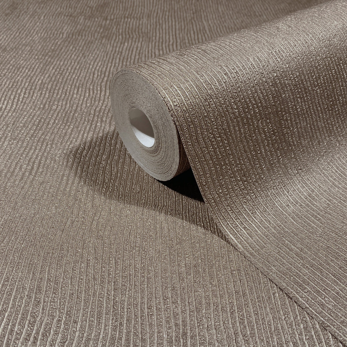 Vertical Line Rose Gold Craft Wallpaper by Galerie | 36642