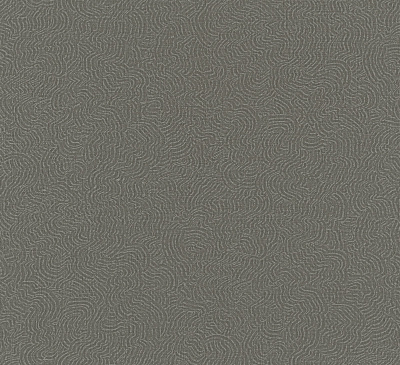 Zen Garden Silver Grey Craft Wallpaper by Galerie | 36645