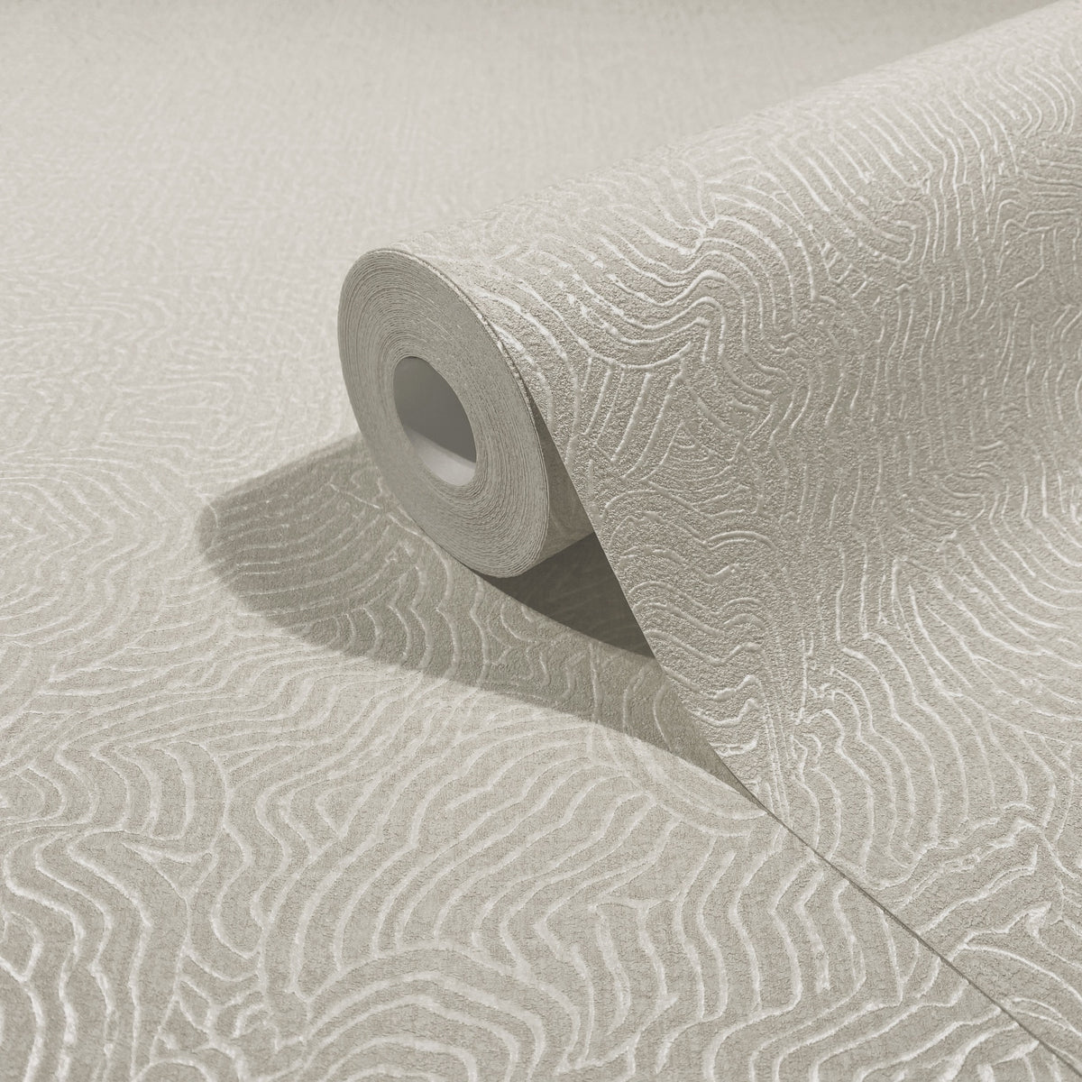 Zen Garden Beige Craft Wallpaper by Galerie | 36646