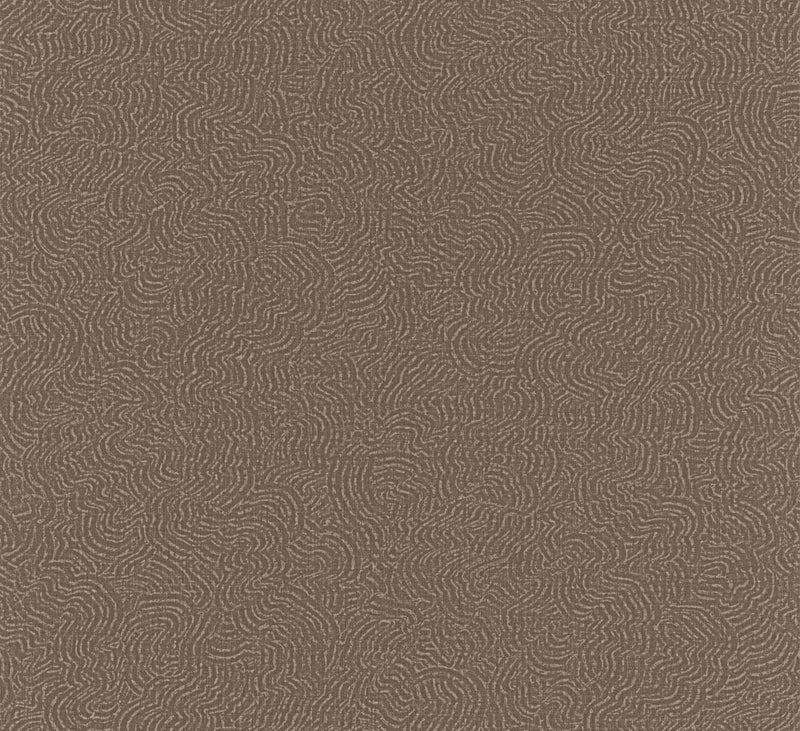 Zen Garden Bronze Brown Craft Wallpaper by Galerie | 36648