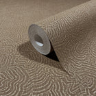 Zen Garden Bronze Brown Craft Wallpaper by Galerie | 36648