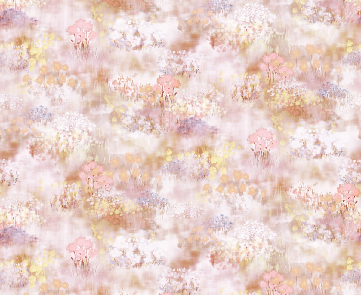 Wildflower Meadow Pink Craft Mural by Galerie | 36652