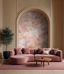 Wildflower Meadow Pink Craft Mural by Galerie | 36652