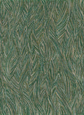 Flowing Plume Green Craft Mural by Galerie