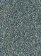 Flowing Plume Blue Craft Mural by Galerie | 36654