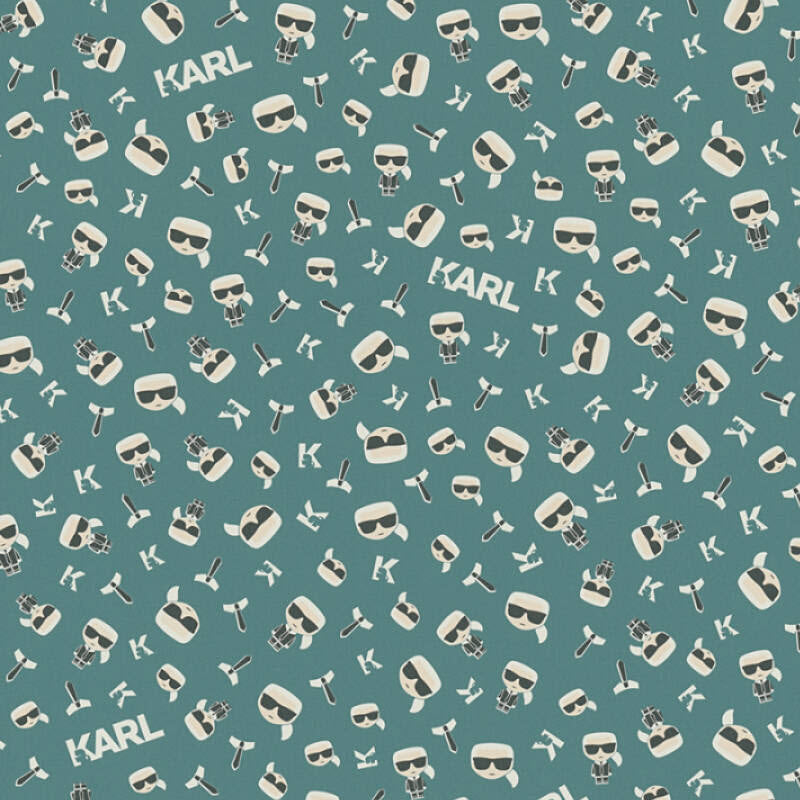 37843-6 Ikonik Karl Lagerfeld Wallpaper by A S Creation