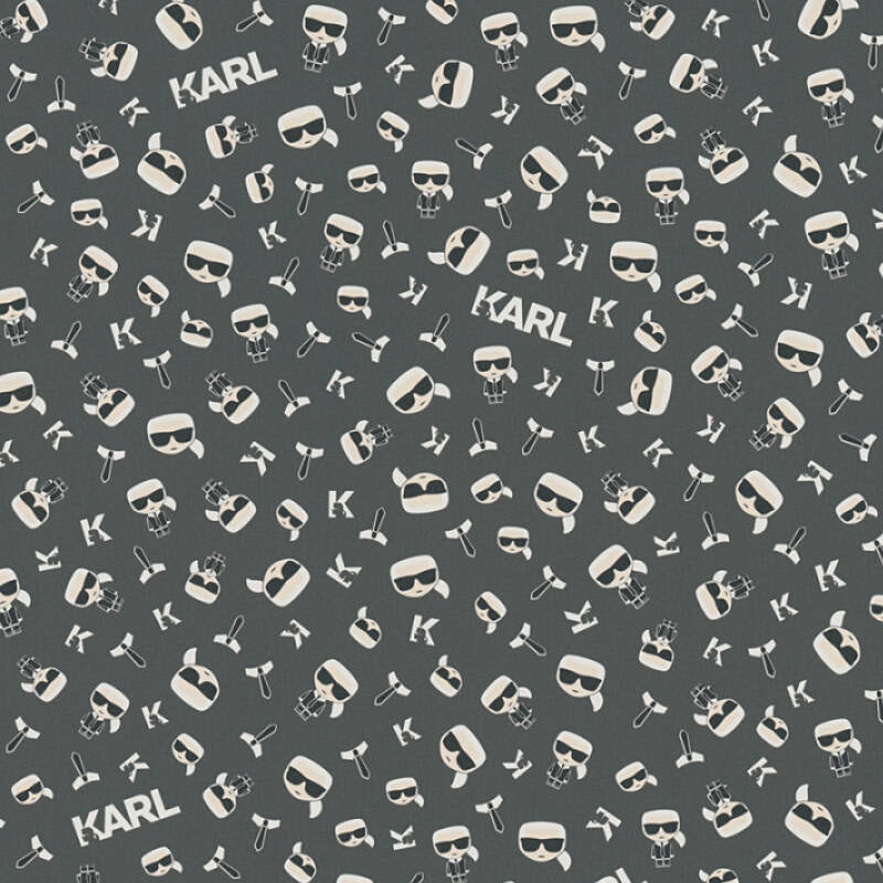 37843-7 Ikonik Karl Lagerfeld Wallpaper by A S Creation